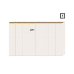 Покривна LED лајсна Gala-LR4