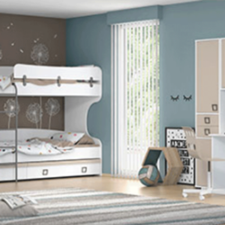 Детска соба KIKI (бела-песок)