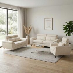 Комплет тросед, двосед и фотелја Престиж – лагер