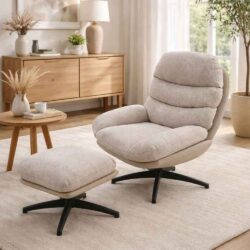 Фотелја + табуретка Elegance